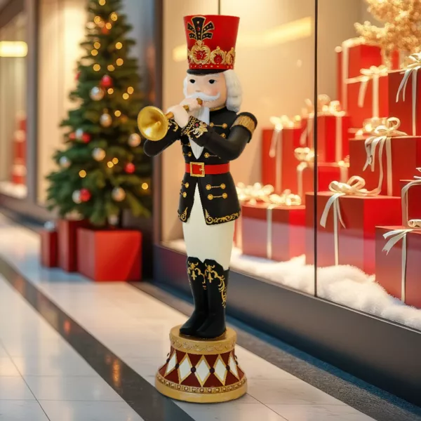 Reusachtige Notenkraker Soldaat (H195 cm) Evariste de trompettist