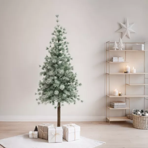 Sapin artificiel de Noël (H180 cm) Nordstar Vert enneigé