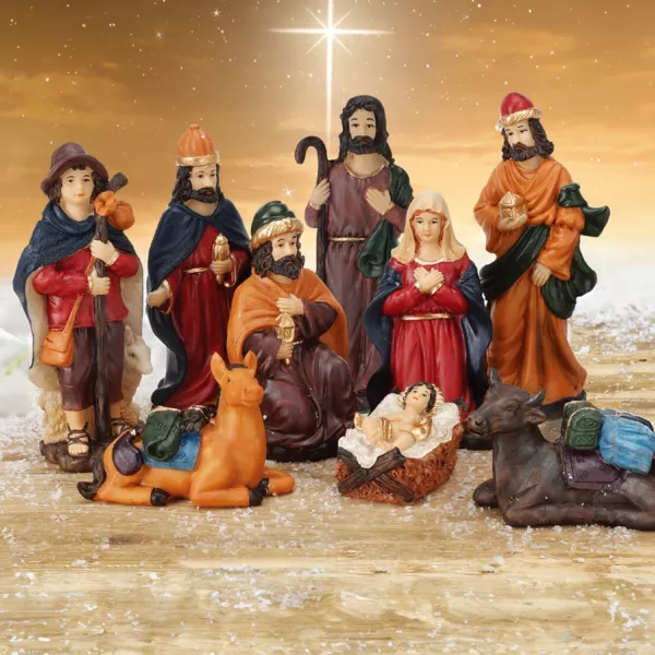 De 9 figurer (Højde 16 cm) fra Alba