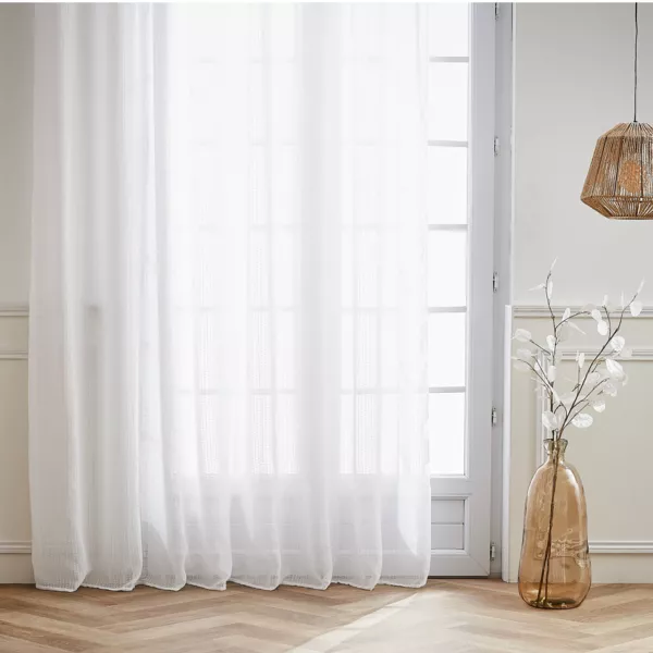 Voilage grande largeur (400 x 240 cm) Arthur Blanc