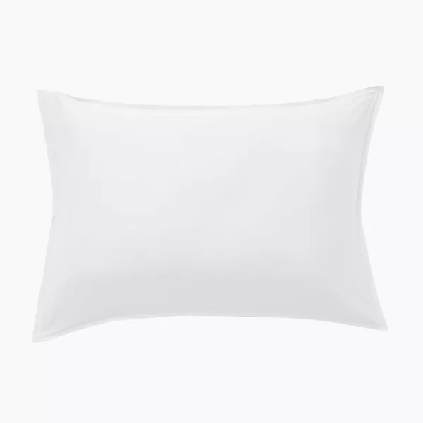 Taie d'oreiller rectangulaire satin de bambou (50 x 70 cm) Salomé Blanc chantilly