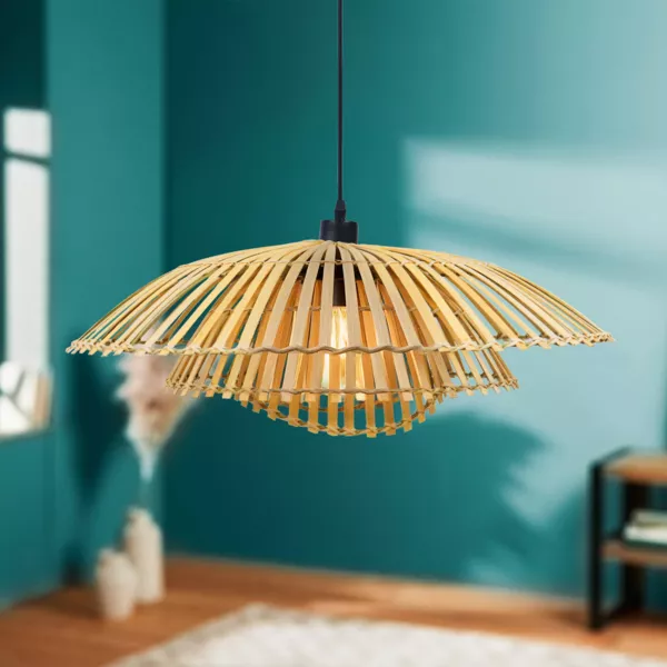 Design lysophng i bambus (D60 cm) Zeyno Natur