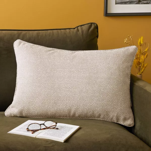 Coussin rectangulaire tiss� (40 x 60 cm) Oscar Taupe