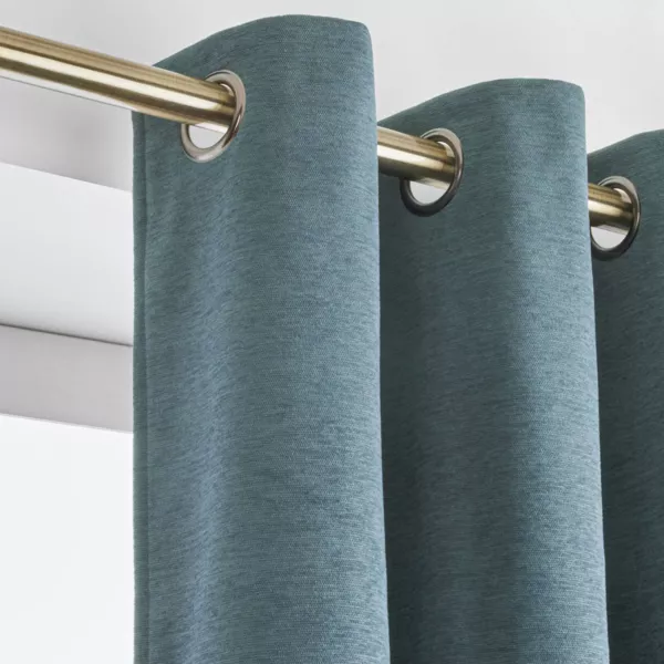 Rideau obscurcissant thermique (140 x 240 cm) Minuit Gris bleu