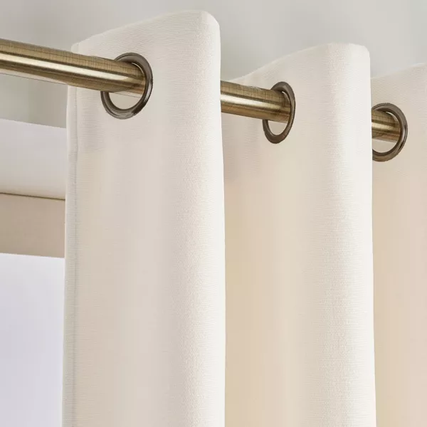 Verduisterend thermisch gordijn (180 x 260 cm) Middernacht Beige zand