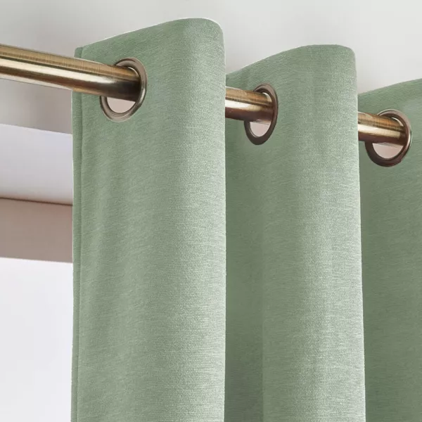 Rideau obscurcissant thermique (140 x 180 cm) Minuit Vert kaki