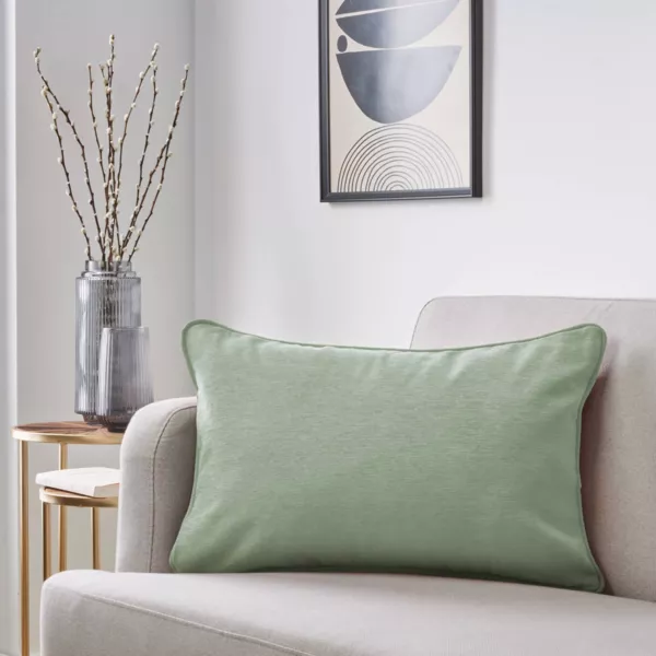 Cojín Rectangular (40 x 60 cm) Medianoche Verde caqui