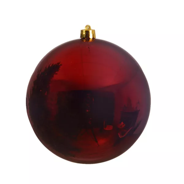 Weihnachtskugel (D250 mm) Alpin Bordeauxrot