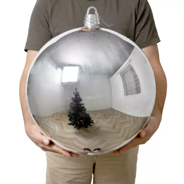 Boule de Noël (D400 mm) New Alpine XXL Argent