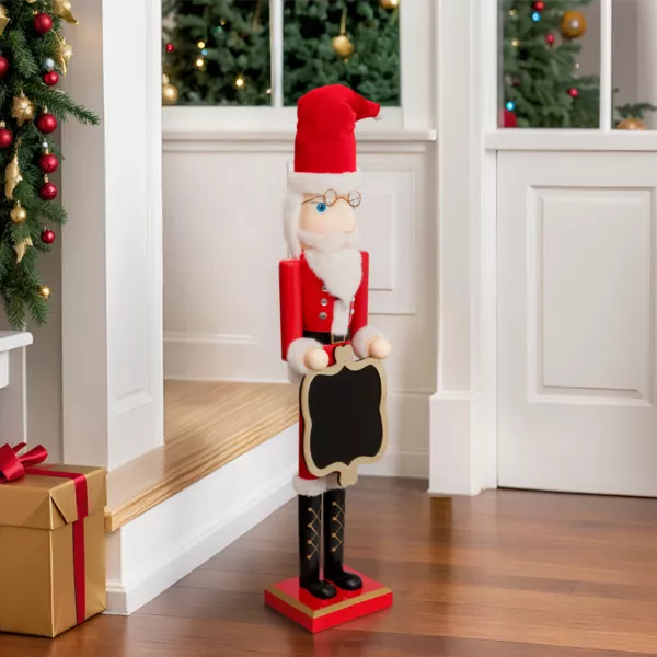 Schiaccianoci in legno (H90 cm) Ambroise e la sua lavagnetta