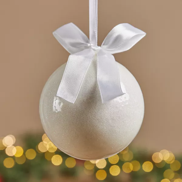 Set von 14 Weihnachtskugeln (D150 mm) Darling Wei