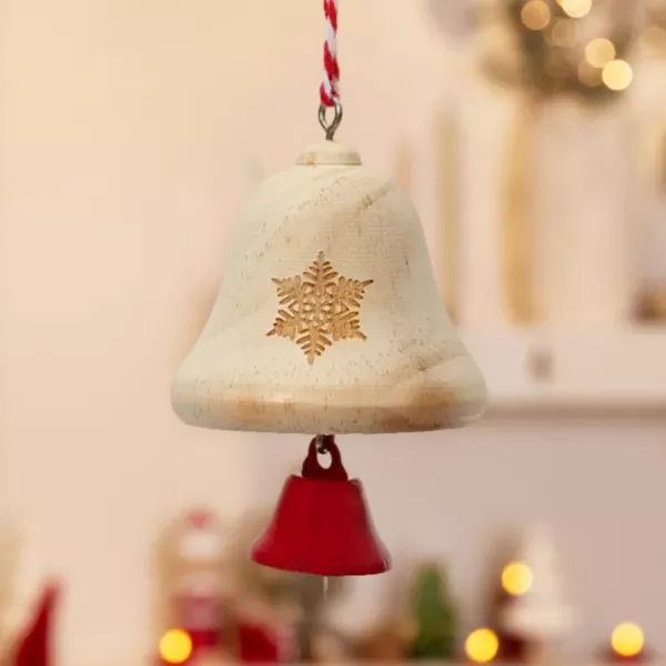 Campanilla de madera para colgar (H5 cm) La Clusaz