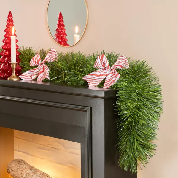 Juletrsguirlande (270 cm) Rde Bnd