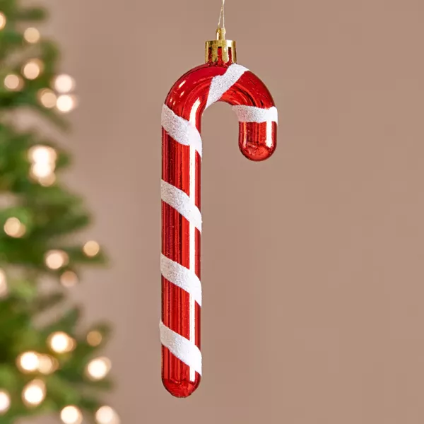 Confezione di 6 zucchero d'orzo Candy Rosso