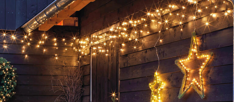 LED-Kerzenlichterkette für Innen Warmweiß Orange 20 LEDs Weihnachtsbeleuchtung 