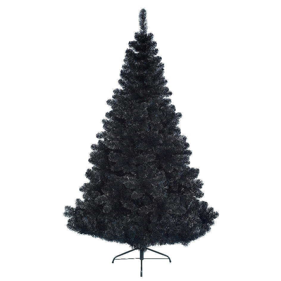 Sapin de Noël Blooming noir 150 cm