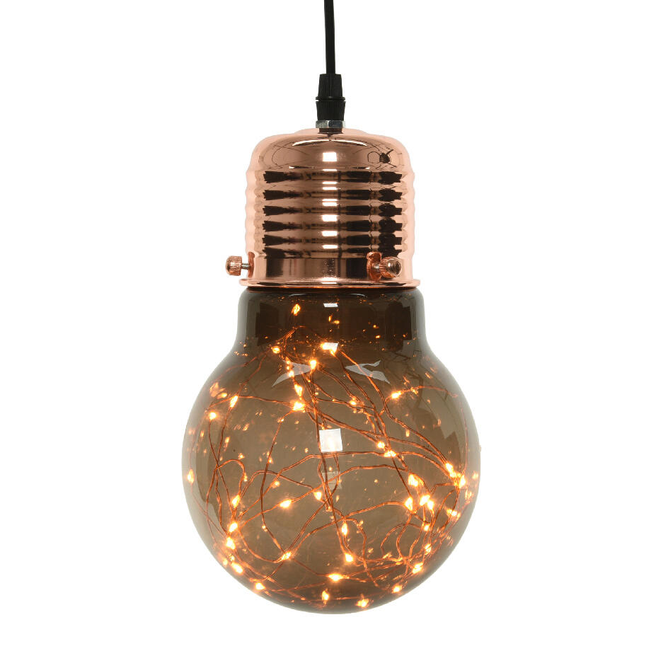 Ampoule lumineuse Micro LED Cuivre 80 LED - Déco de Noël pour la maison -  Eminza