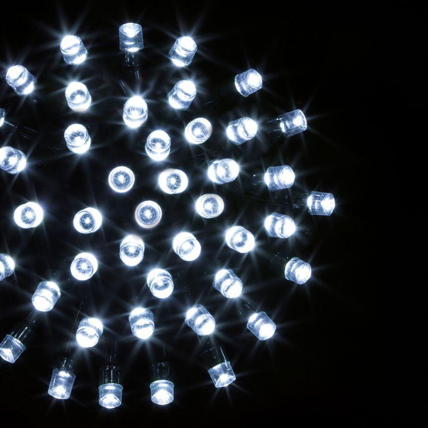 Guirlande lumineuse Timer 10 m Blanc froid 100 LED CV - Décoration lumineuse  - Eminza