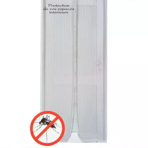 Moustiquaire Porte Entrée HW CASA Moustiquaire Magnétique 140 X 240 Cm Avec 34 Aimants Moustiquaire Porte-fenetre