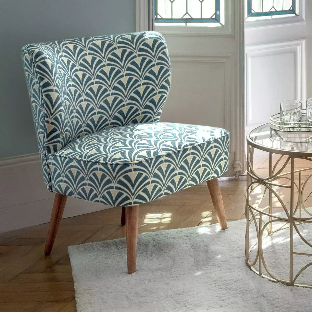 Fauteuil Chiara Bleu 1