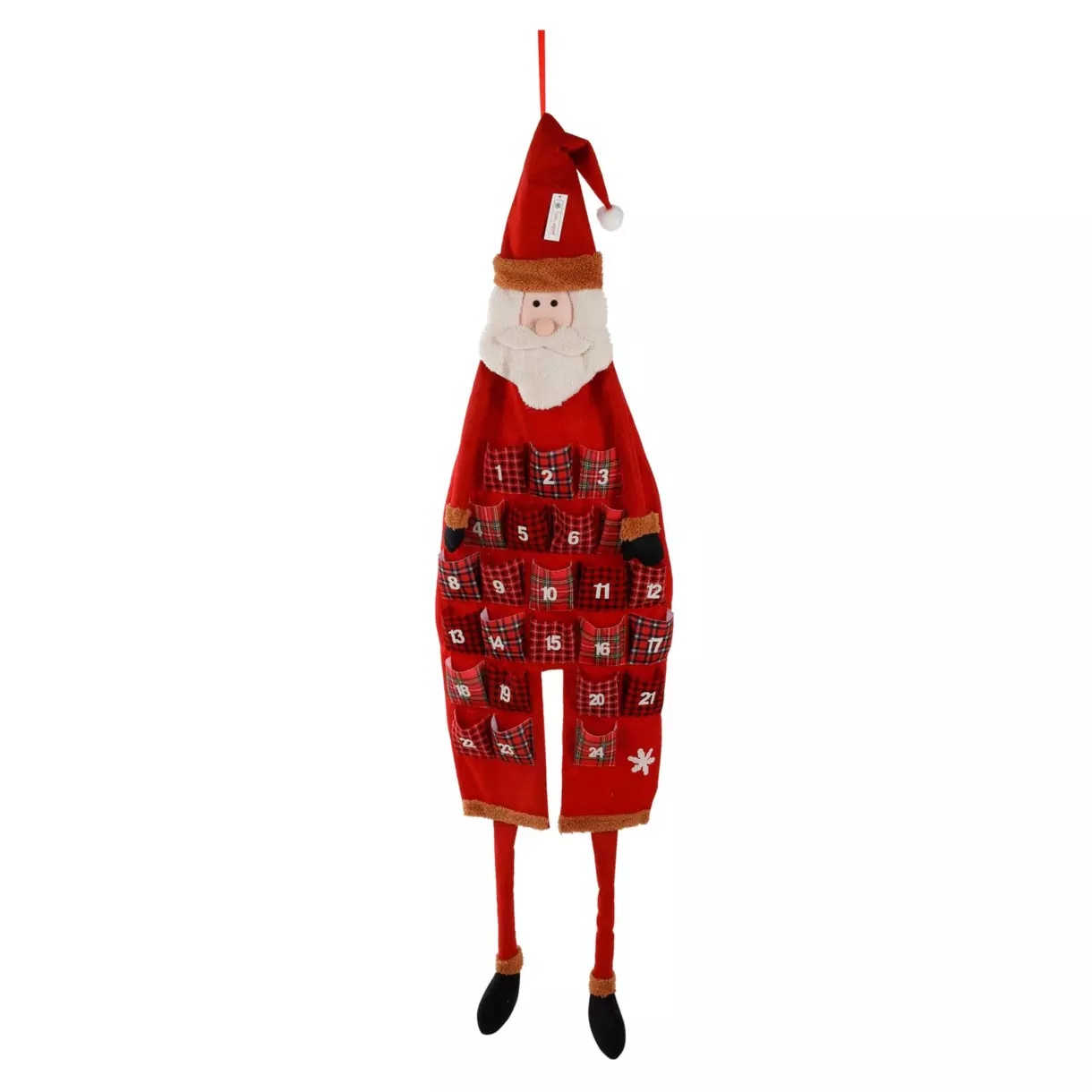Calendario del Adviento Papá Noel rojo 1