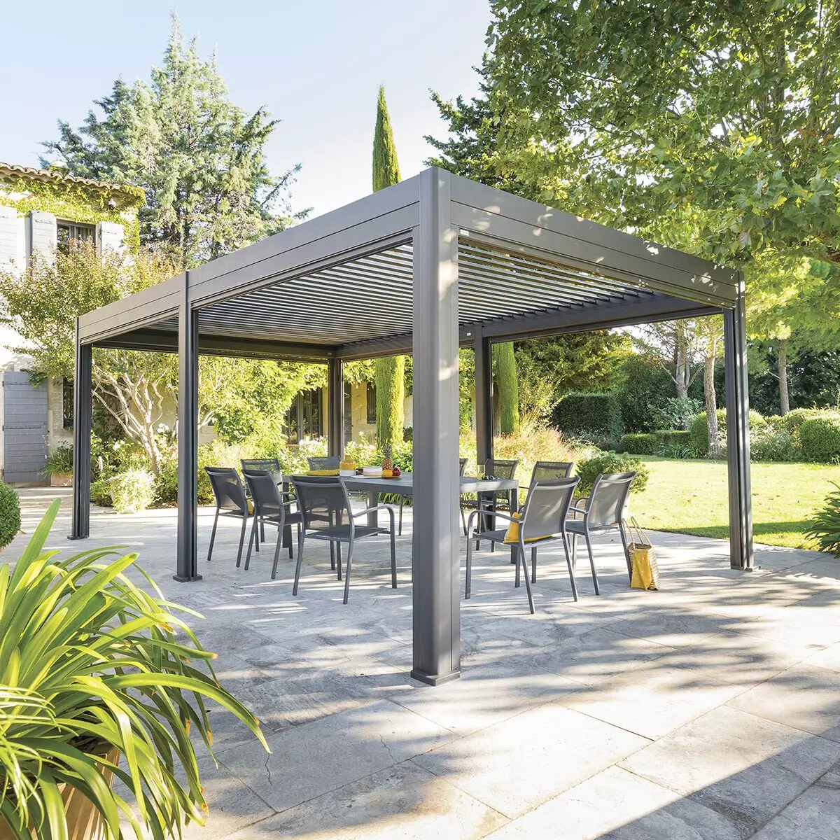Pergola Evora GM (3,6 x 6 m) - Graphite 1