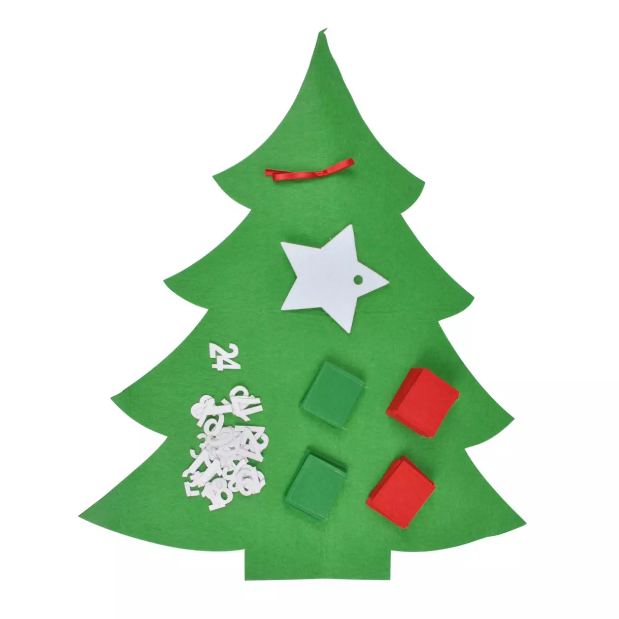 Calendrier de l'avent sapin à décorer 66 cm 1
