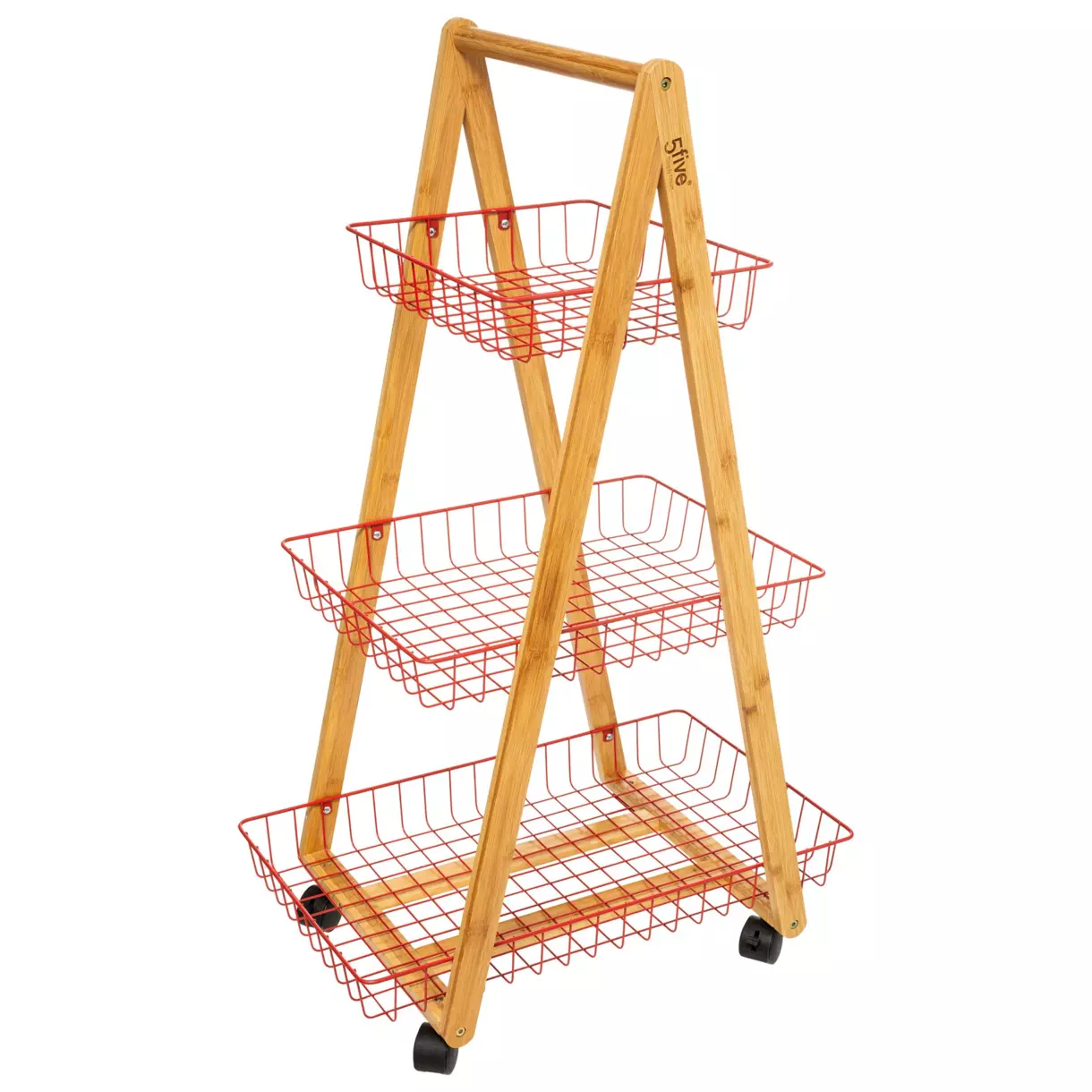 Carrito de cocina 3 niveles Modern Rosa 1