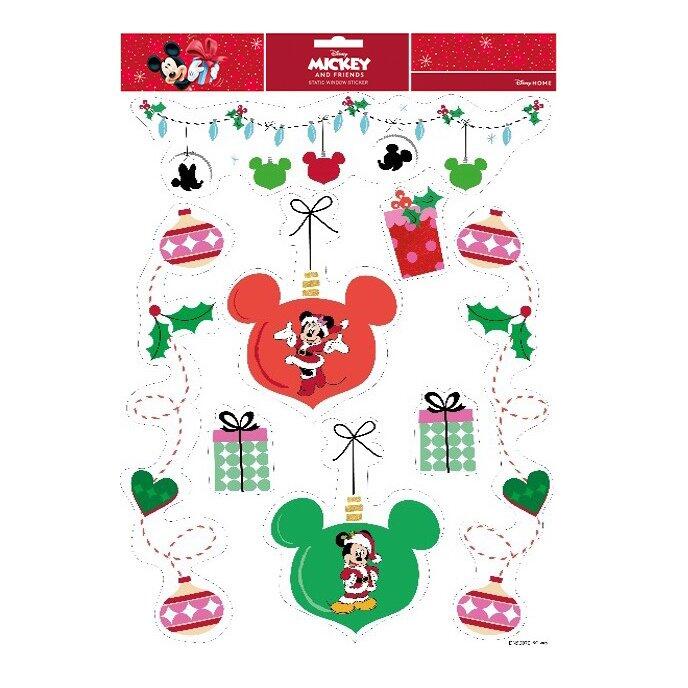 Stickers per finestre Disney Mickey Noël 1
