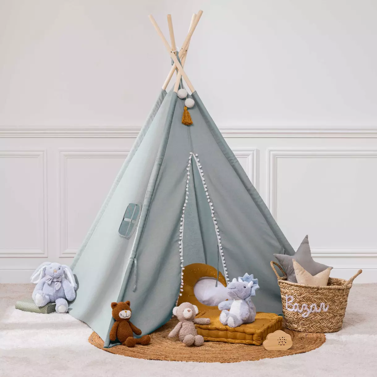 Tipi enfant Wapi Bleu 1