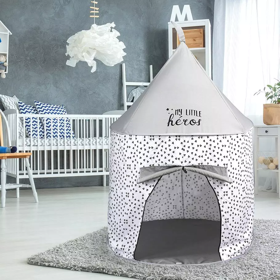 Tente Pop up enfant Grise 1