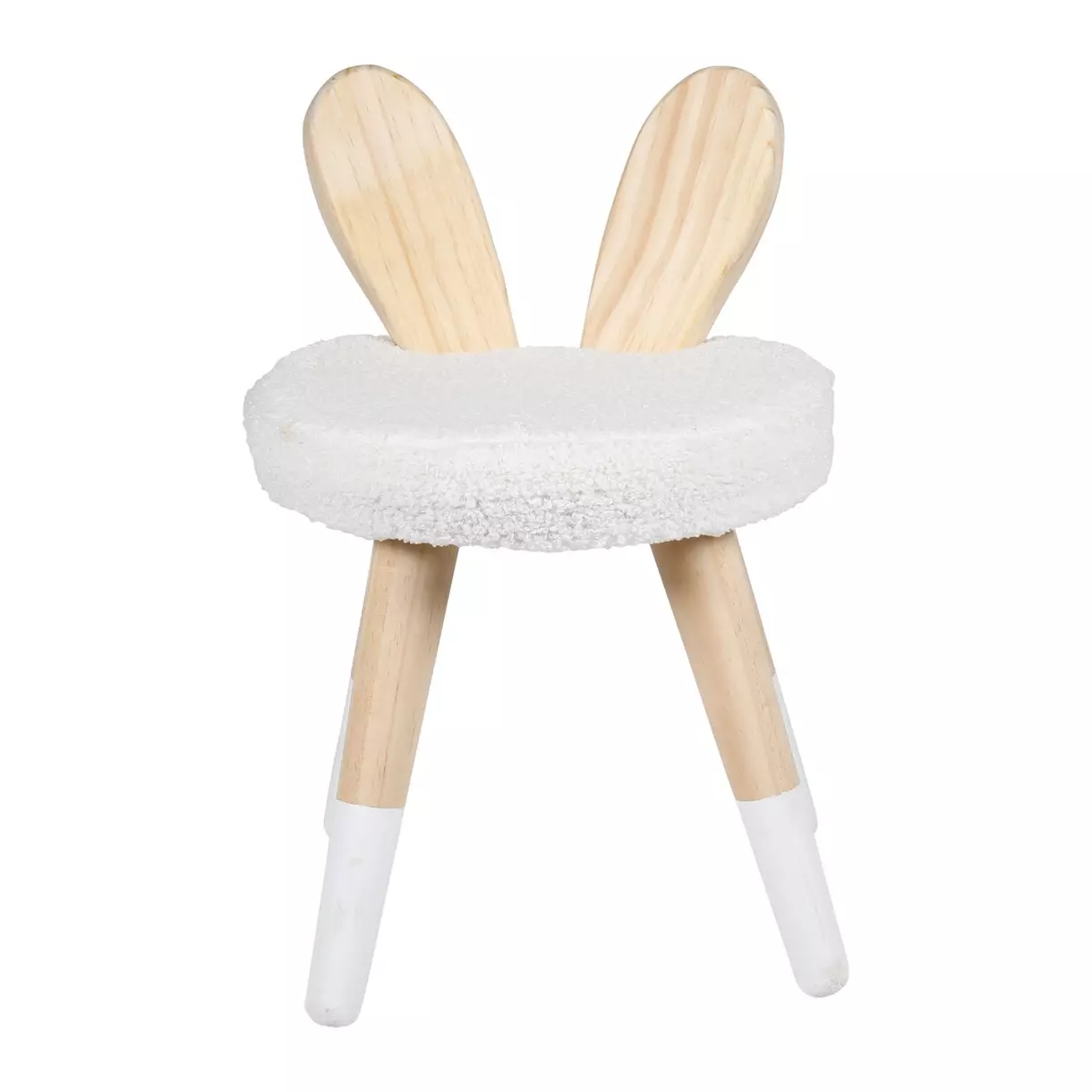Silla Conejito bouclette Blanco 1