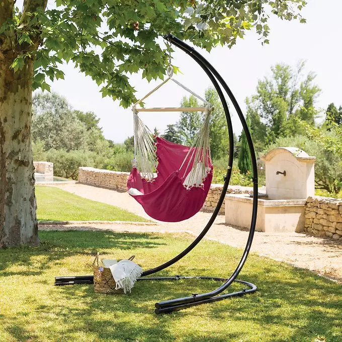 Sillón suspendido Cuenca - Rosa Frambuesa 1