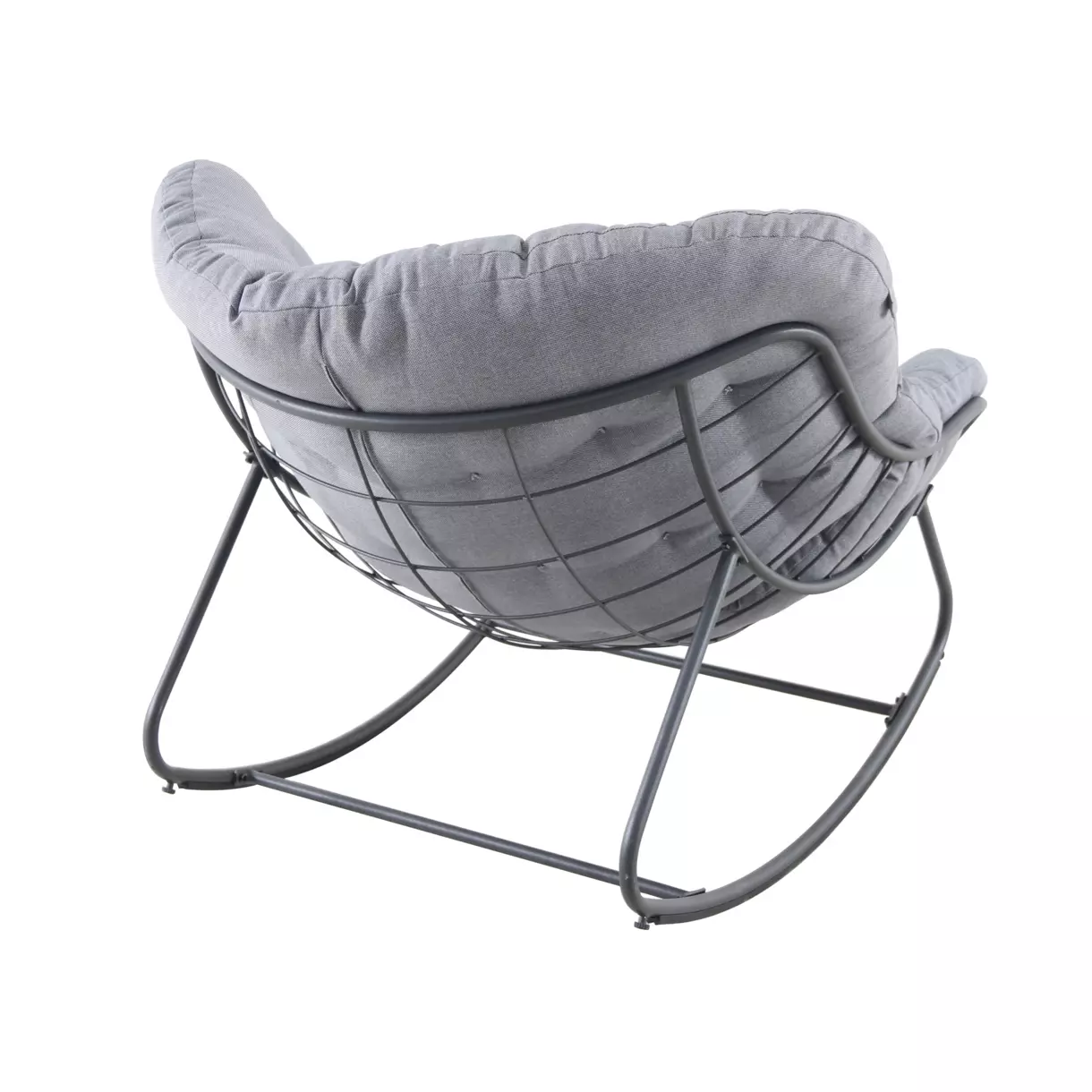 Fauteuil de jardin à bascule Paopao - Gris Graphite 6