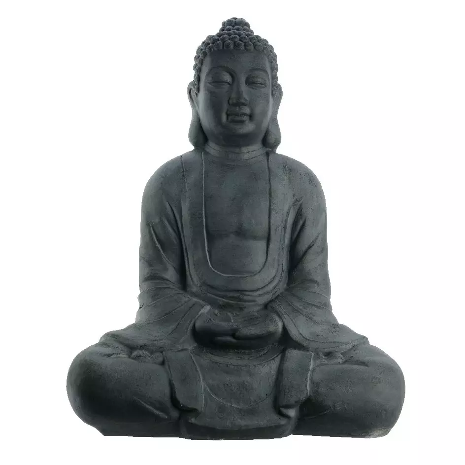 Statue Siddharta Anthracite 1