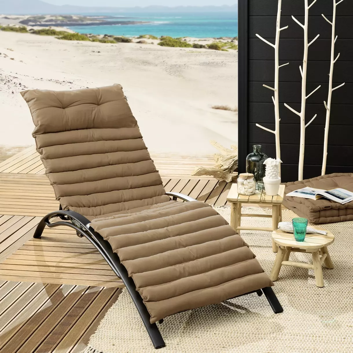 Colchoneta de playa enrollable(L180 cm) Pixel Camel	 1
