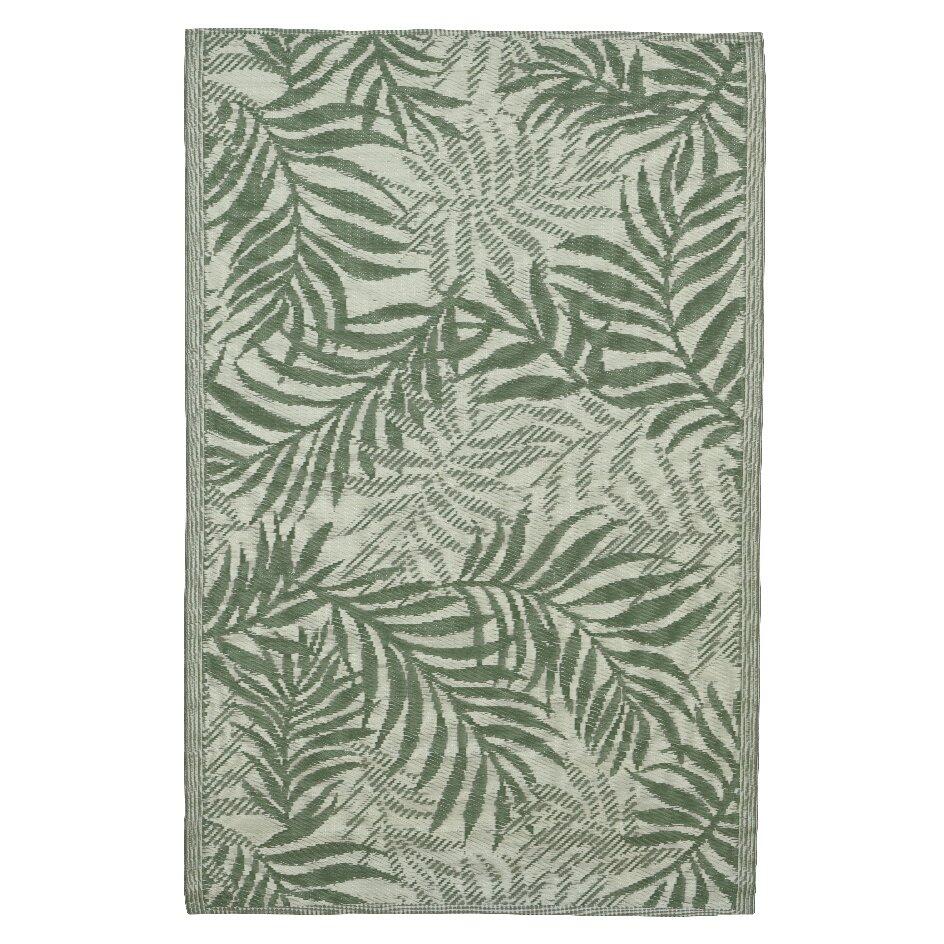 Outdoor-Teppich (50 x 120 cm) Feuillage Grün 1