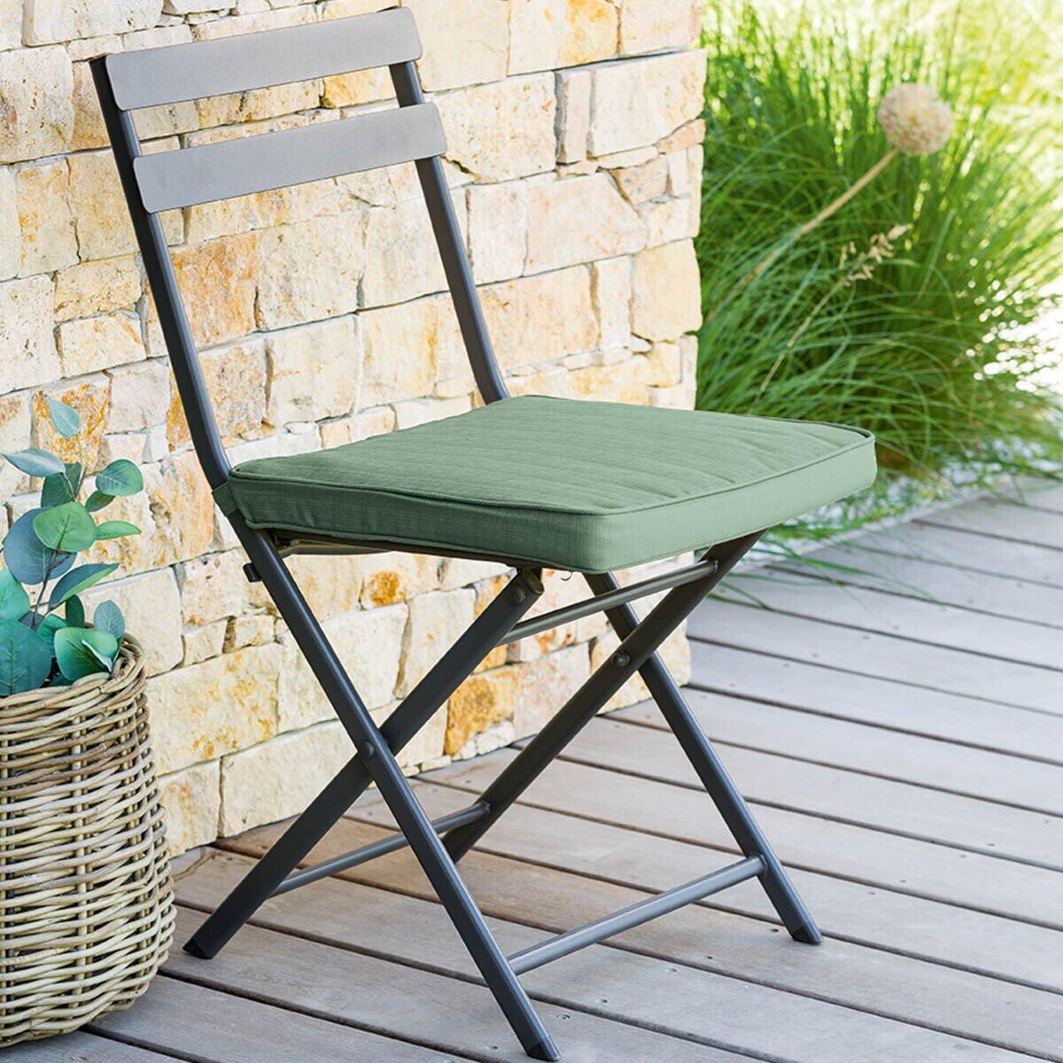 Coussin de chaise (40 cm) Korai Vert olive 1