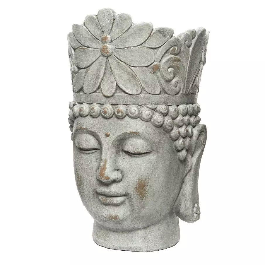 Cache-pot Bouddha Pur Gris 1