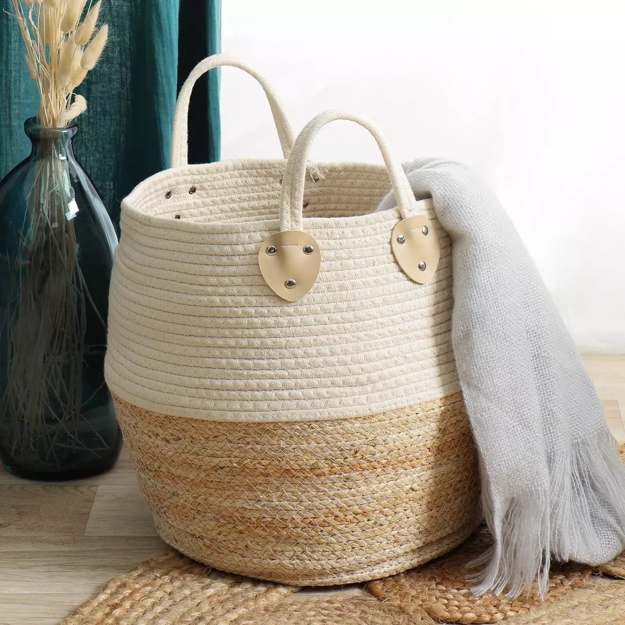 Panier grand modèle Osinella Blanc 1