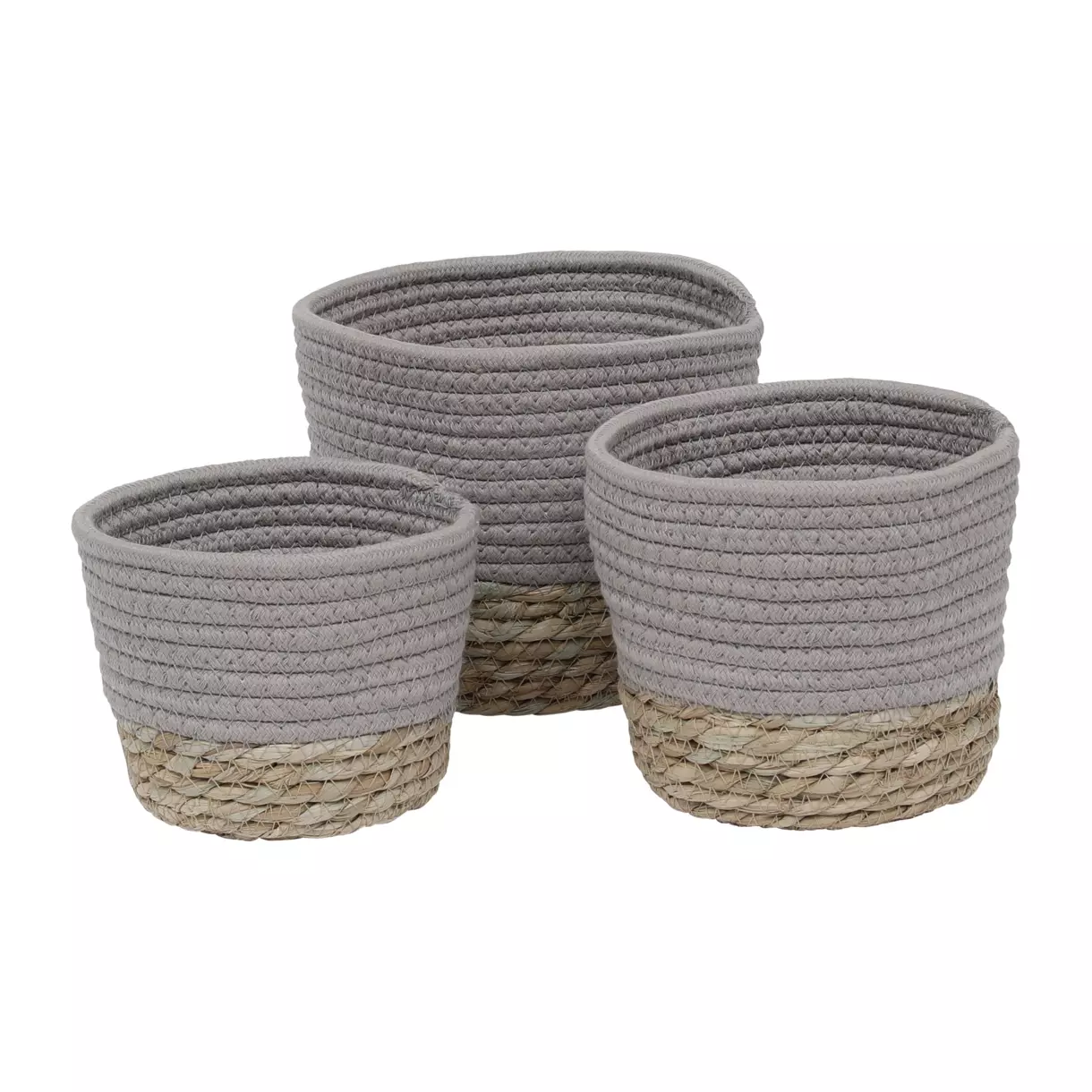 Lot de 3 paniers Trix Taupe 1