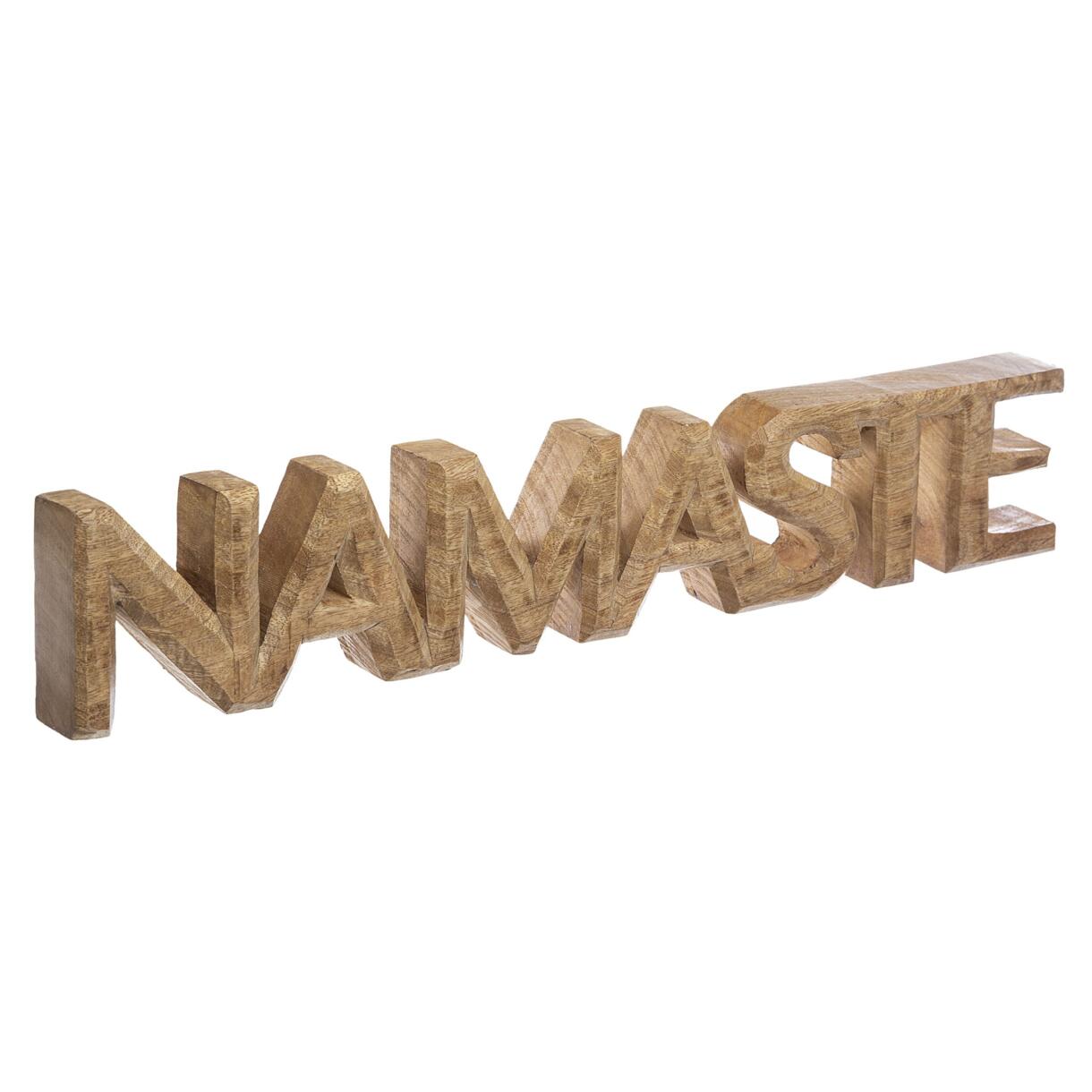 Lettere decorative  in legno Namasta Naturale 1