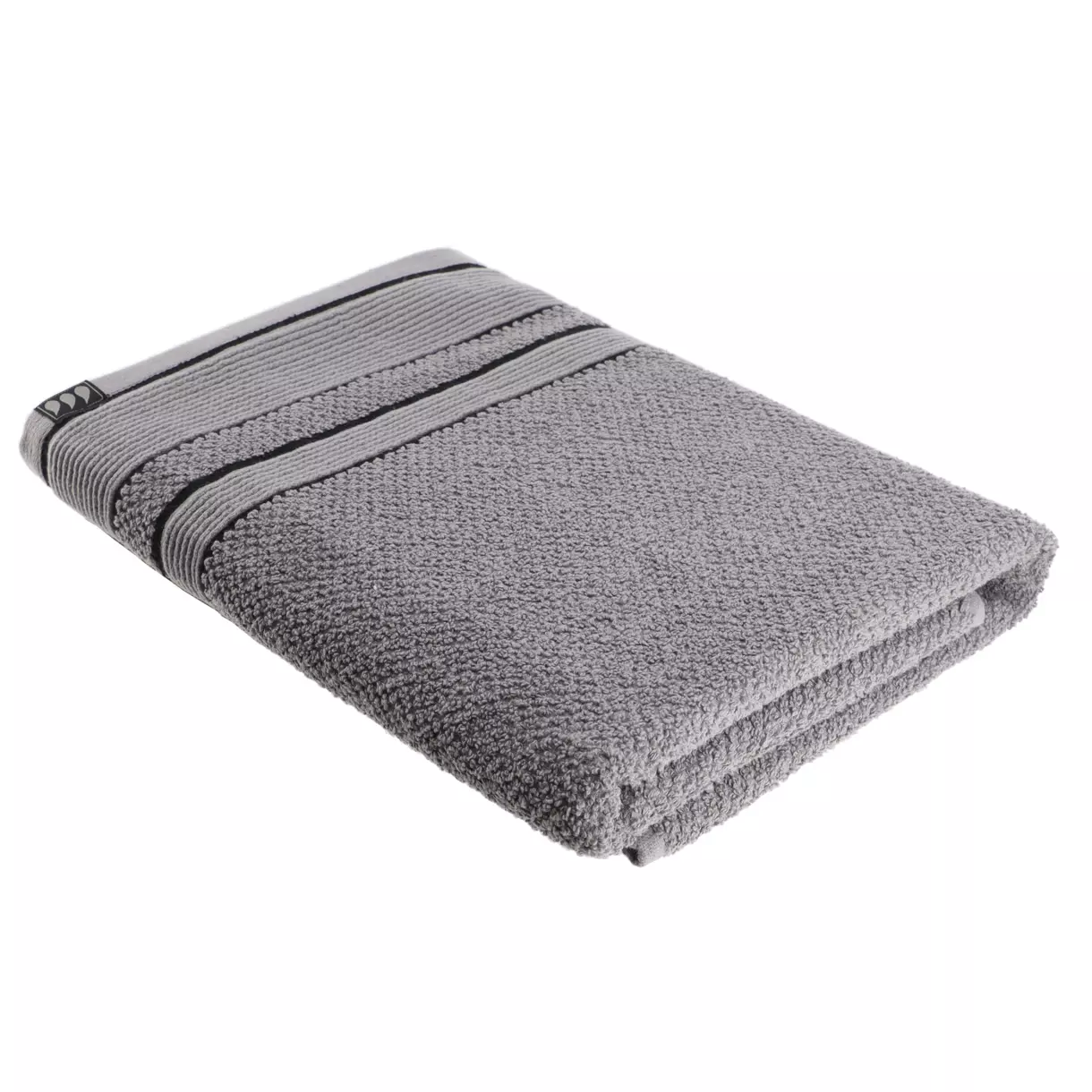 Asciugamano (70 x 130 cm) Black Line Grigio / nero 1