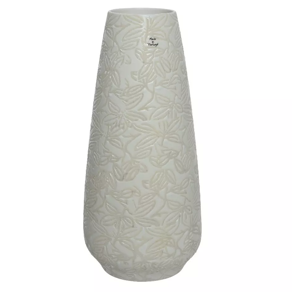 Vase en faience Sophia Blanc 1