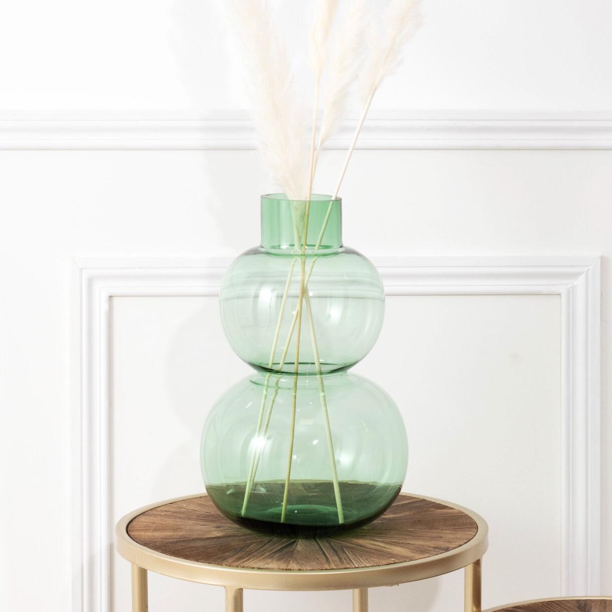 Vase en verre Lya Vert 1