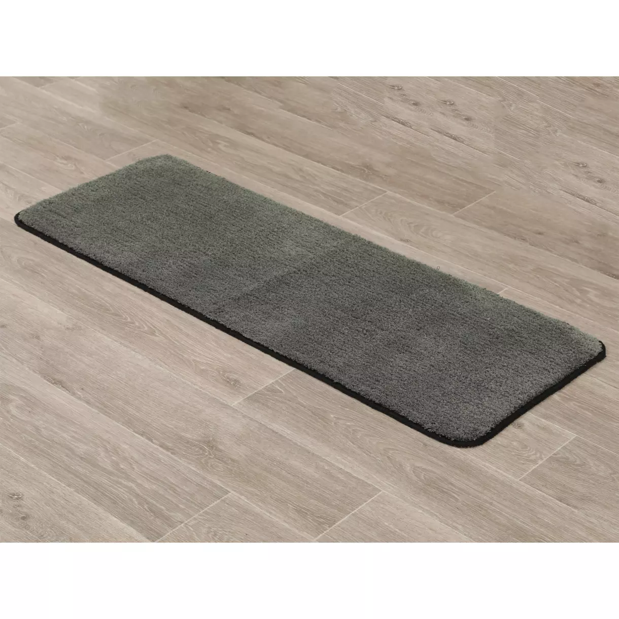 Tapis de bain antidérapant (120 cm) Black Line Vert kaki / noir 1