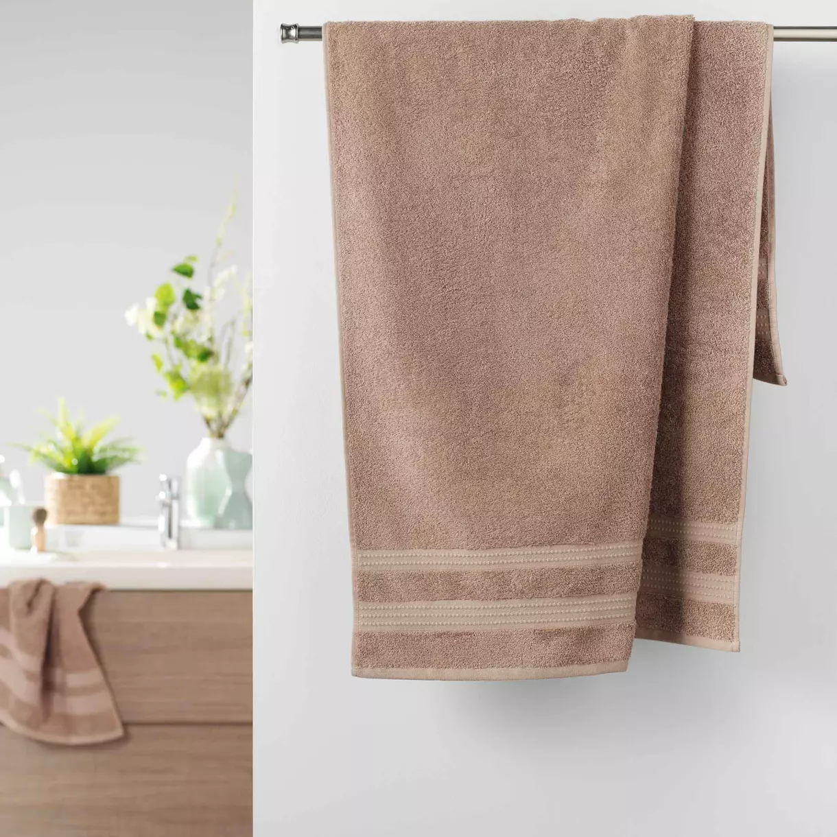 Badhanddoek (70 x 130 cm) Excellence Taupe 1