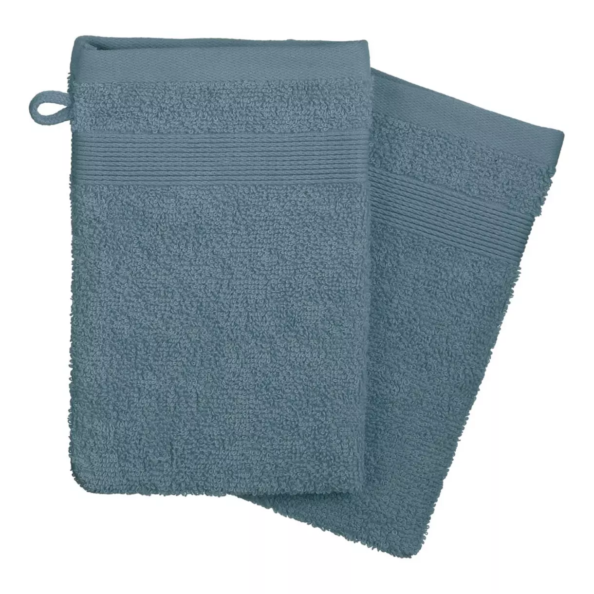 Lote de 2 guantes de baño Krista Azul tormenta 1