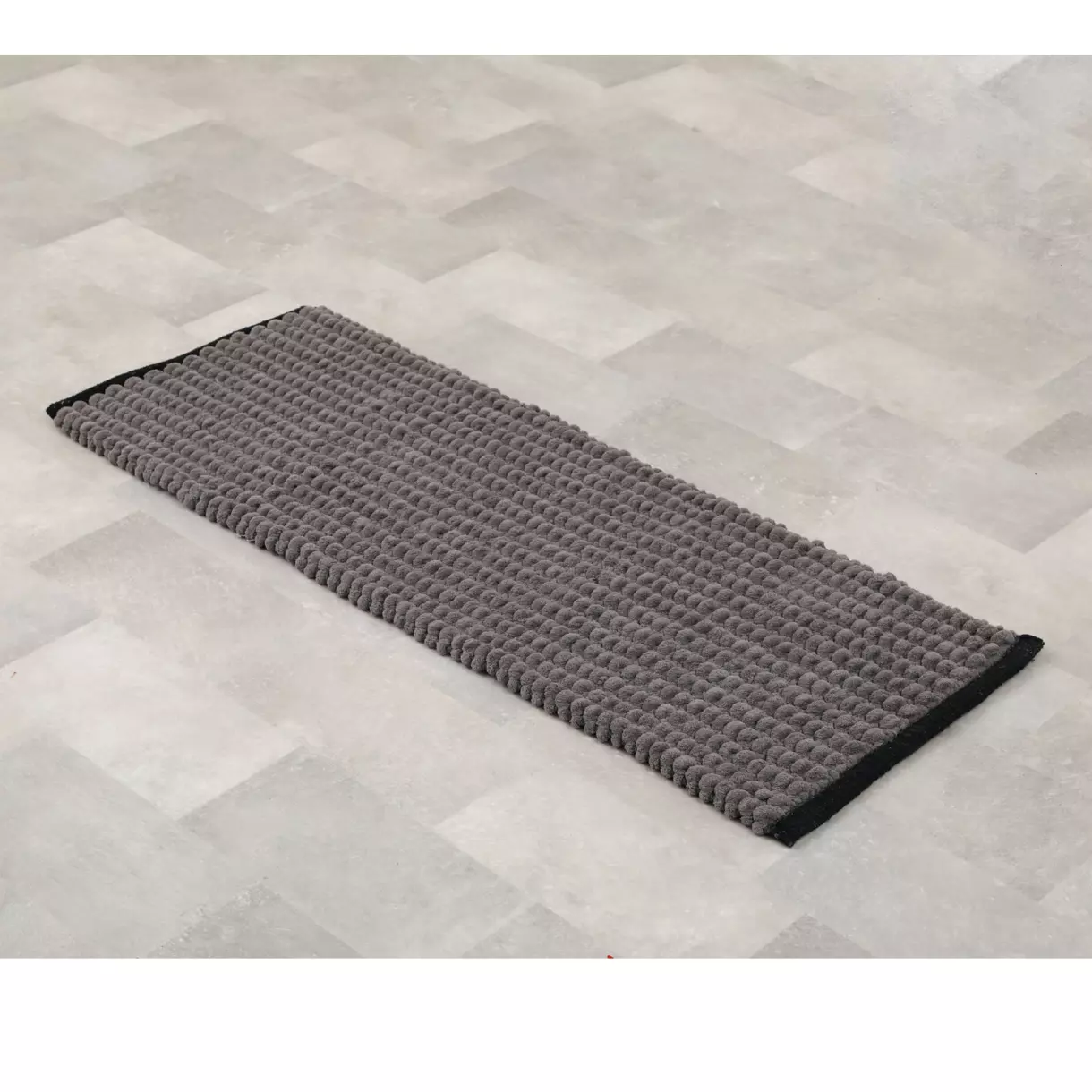 Tapis de bain (120 cm) Black Line Gris / noir 1