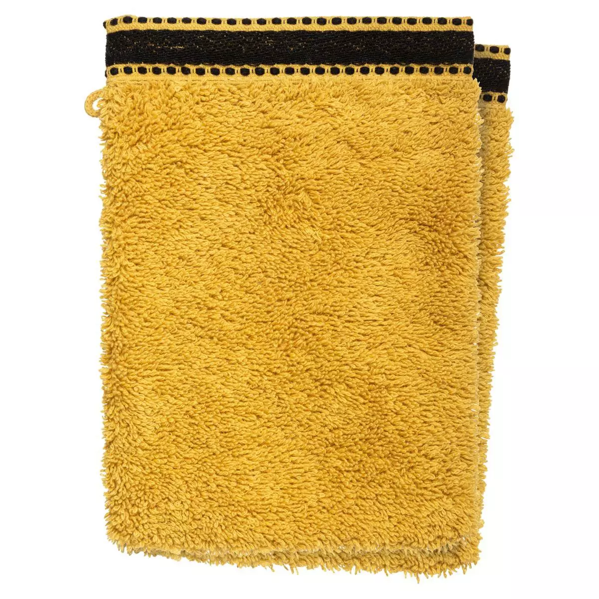 Lot de 2 gants de toilette Joia Jaune ocre 1